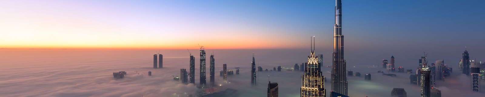 Cityscape of Dubai City