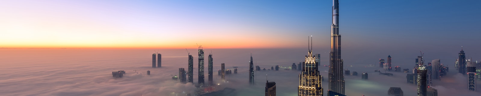 Cityscape of Dubai City