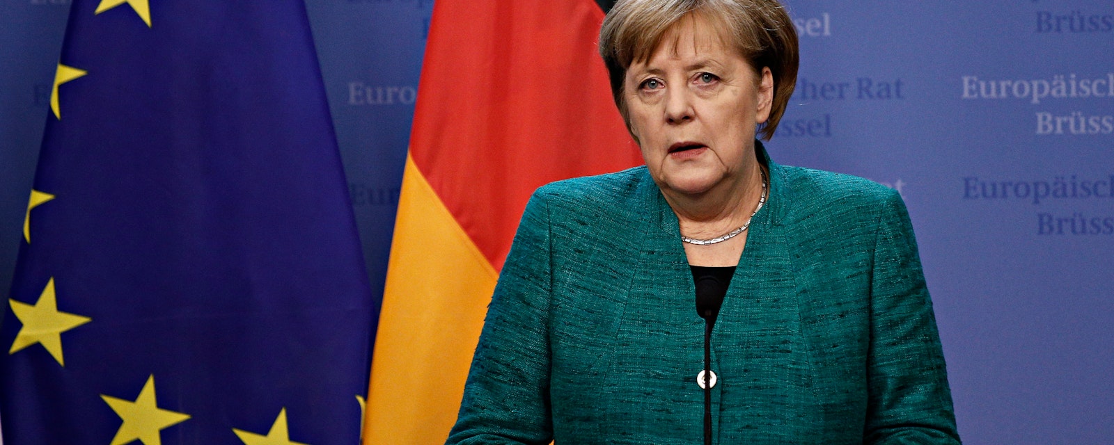 Portrait of Angela Merkel