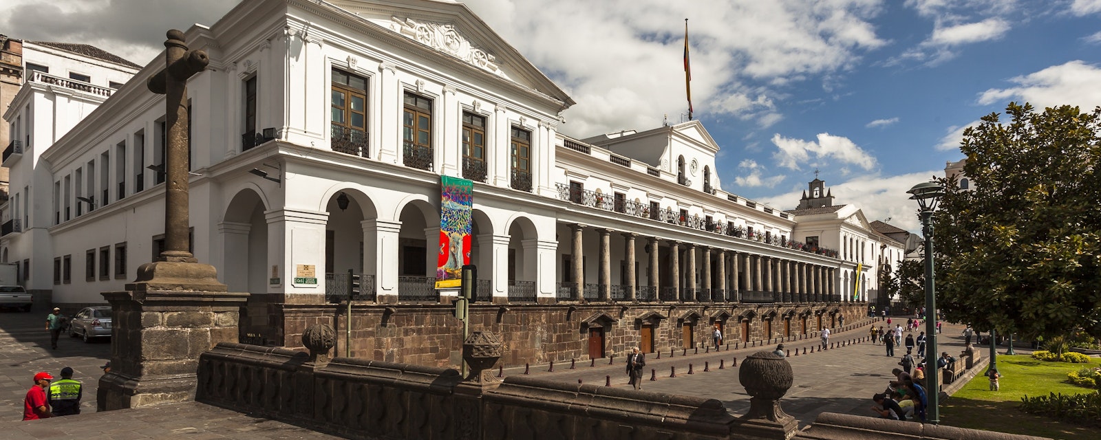 Quito,,Ecuador,-,February,9,,2014:,Palace,Of,Carondelet,,Building
