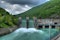 Hydro,Electric,Electricity,Power,Plant,-,Powerplant,Waterfall,Over,Dam