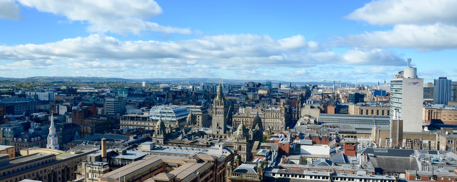 The,Glasgow,Skyline,Looking,Towards,George,Square,And,The,City