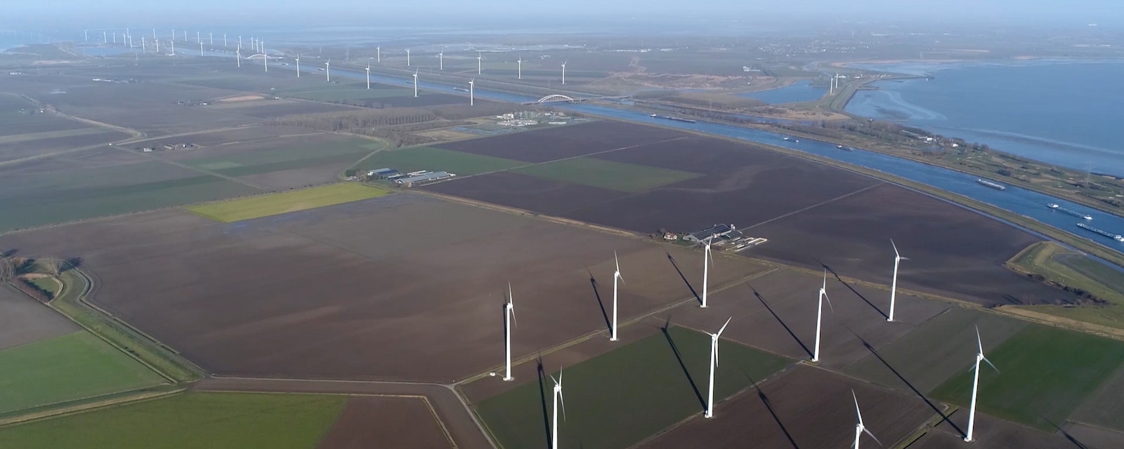 Aerial,Bird,View,Photo,Of,Wind,Farm,A,Group,Of