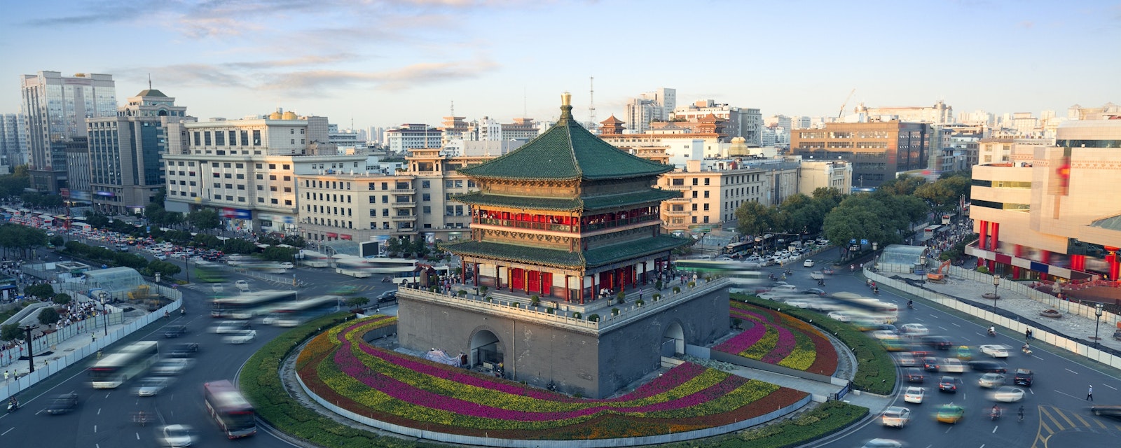 China,Xi’an,City,Landmark,,The,Bell,Tower