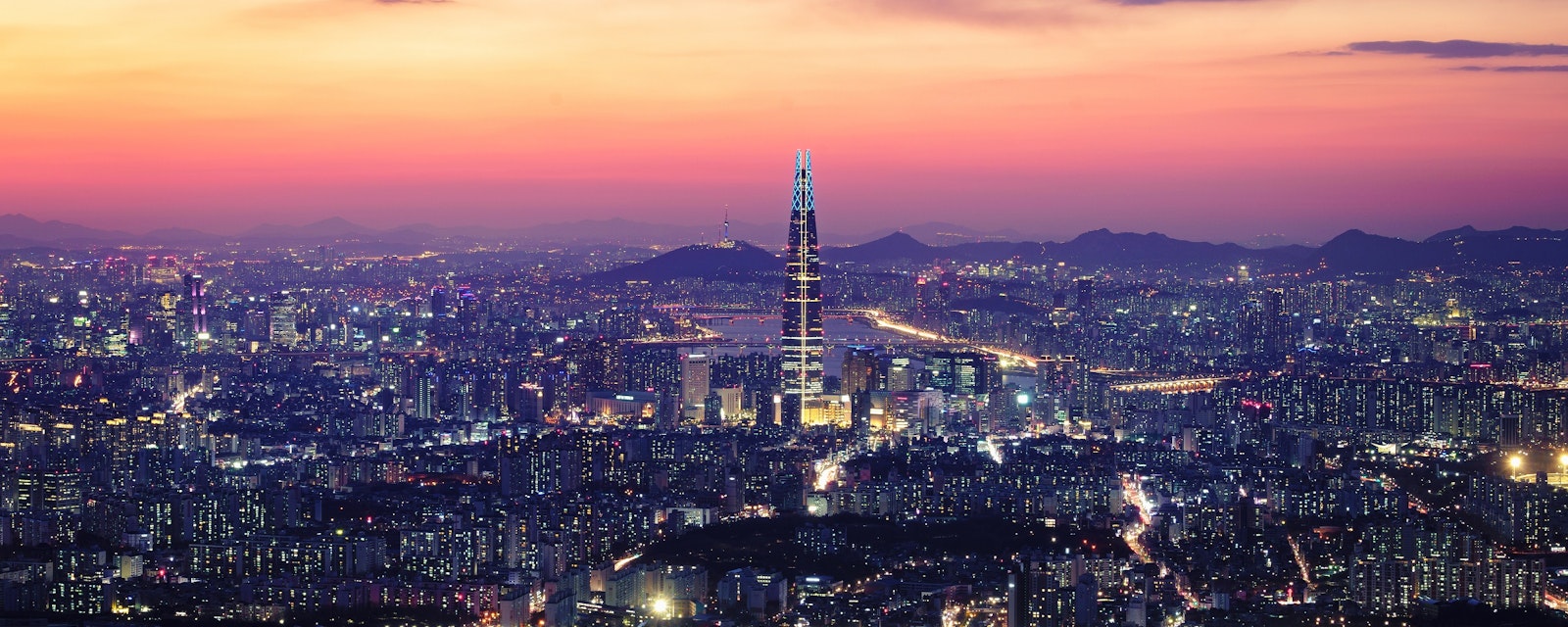 Seoul,City,Skyline,,South,Korea