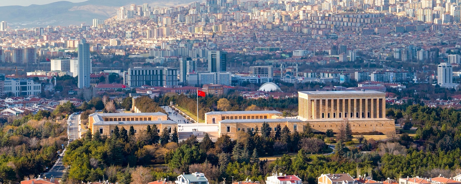 Panoramic,Ankara,View,With,Anitkabir