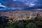Bogota,City,Center,At,Night,From,Monserrate,Hill,,Colombia.