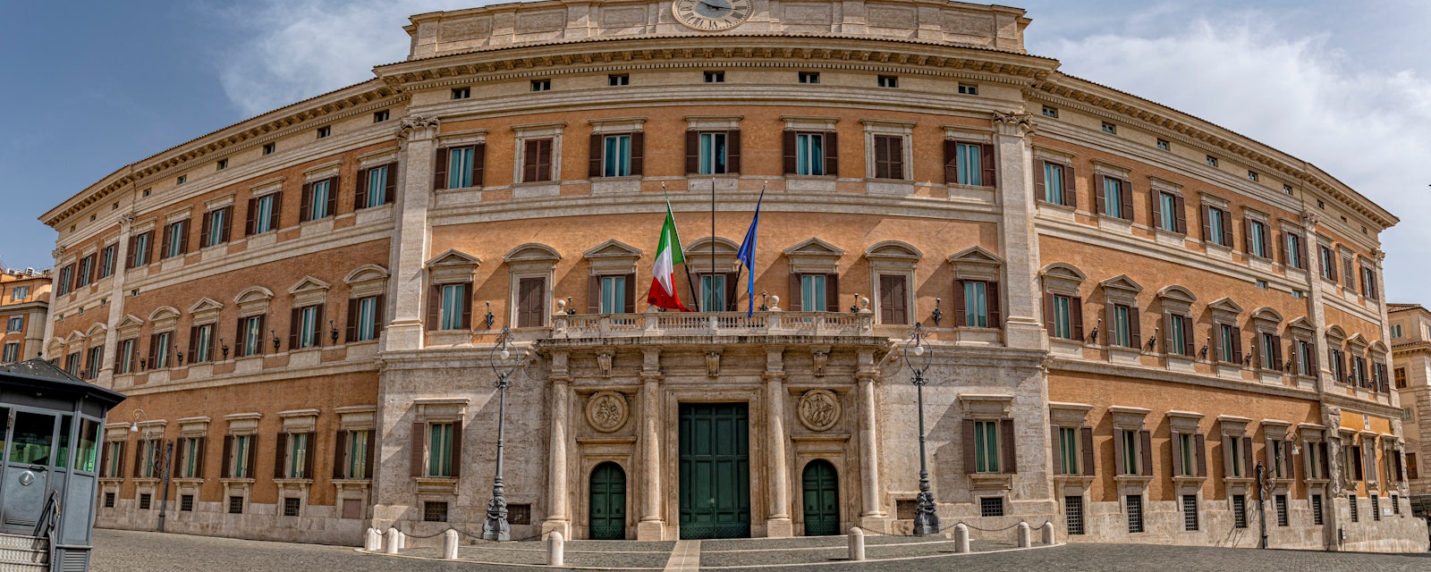 Parliament,Building,Montecitorio,Palace,In,Rome,Italy