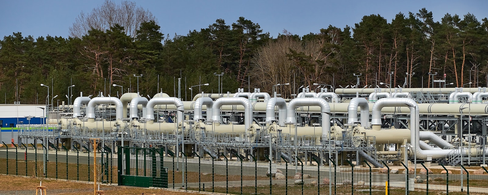 Lubmin,,Mecklenburg-west,Pomerania,Germany,-,April-3-2022:,Gas,Pipes,,Connections,,Equipment