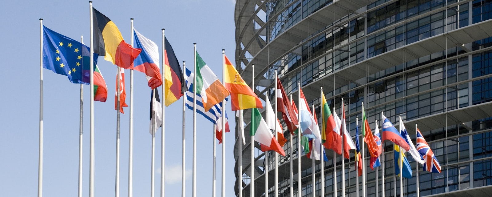 Europarliament.,Flags,Of,The,Countries,Of,The,European,Union,At