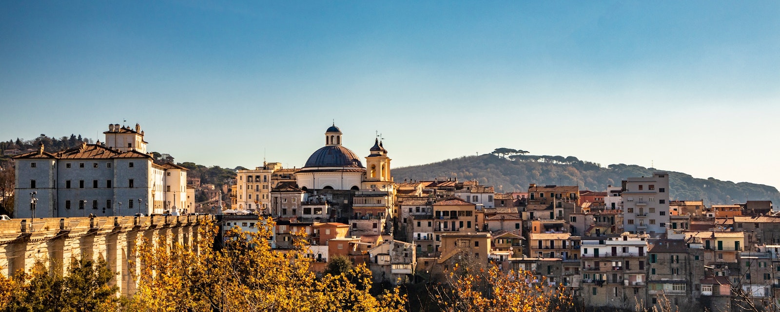 View,Of,Ariccia,,With,The,Monumental,Bridge,,The,Baroque,Chigi