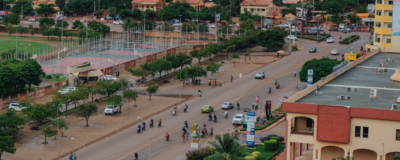 Ouagadougou,,Burkina,Faso,-,August,12,,2018:,View,Of,Avenue