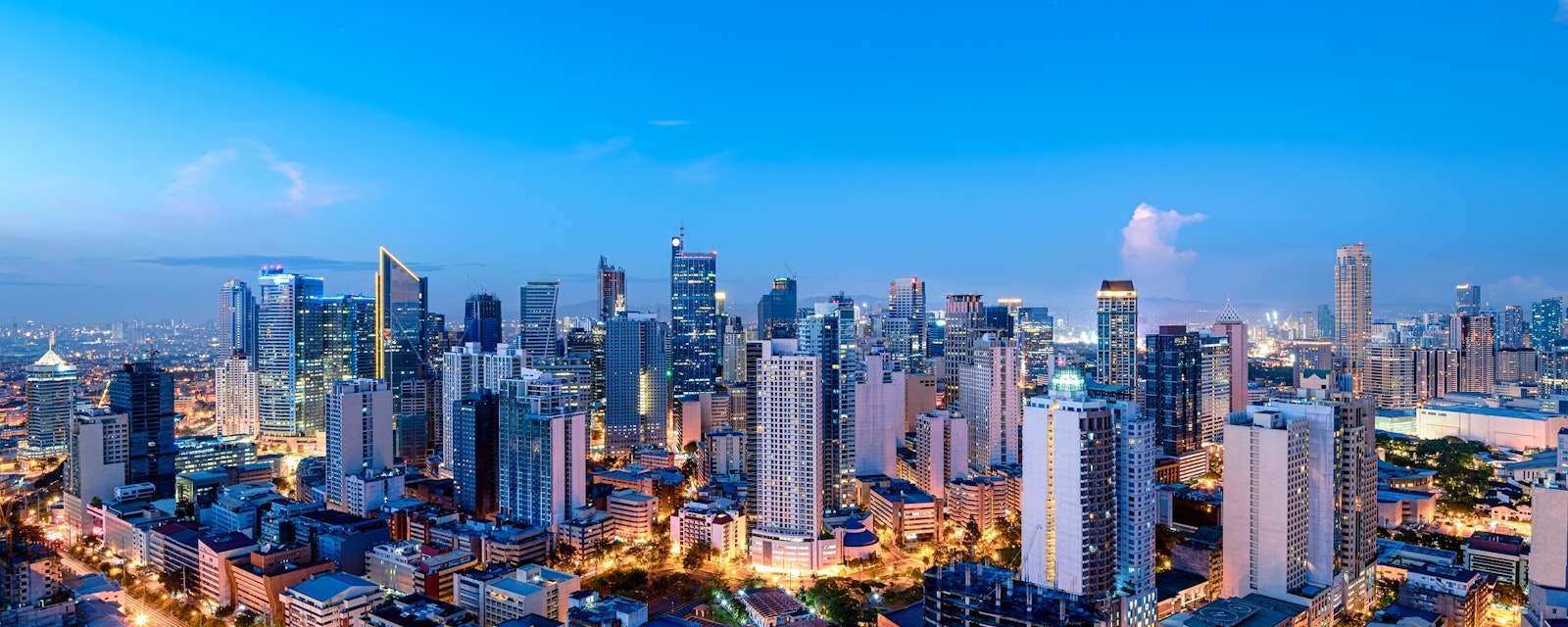 Eleveted,,Night,View,Of,Makati,,The,Business,District,Of,Metro