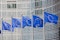 European,Flags,In,Front,Of,The,Berlaymont,Building,,Headquarters,Of