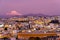 Quito,City,At,Night,In,Modern,District,With,The,Cayambe