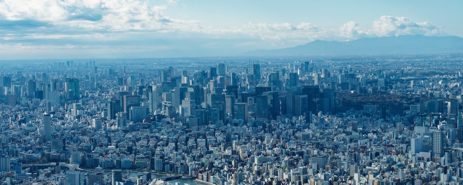 Another,Aerial,View,Of,Tokyo,From,Tokyo,Tower.