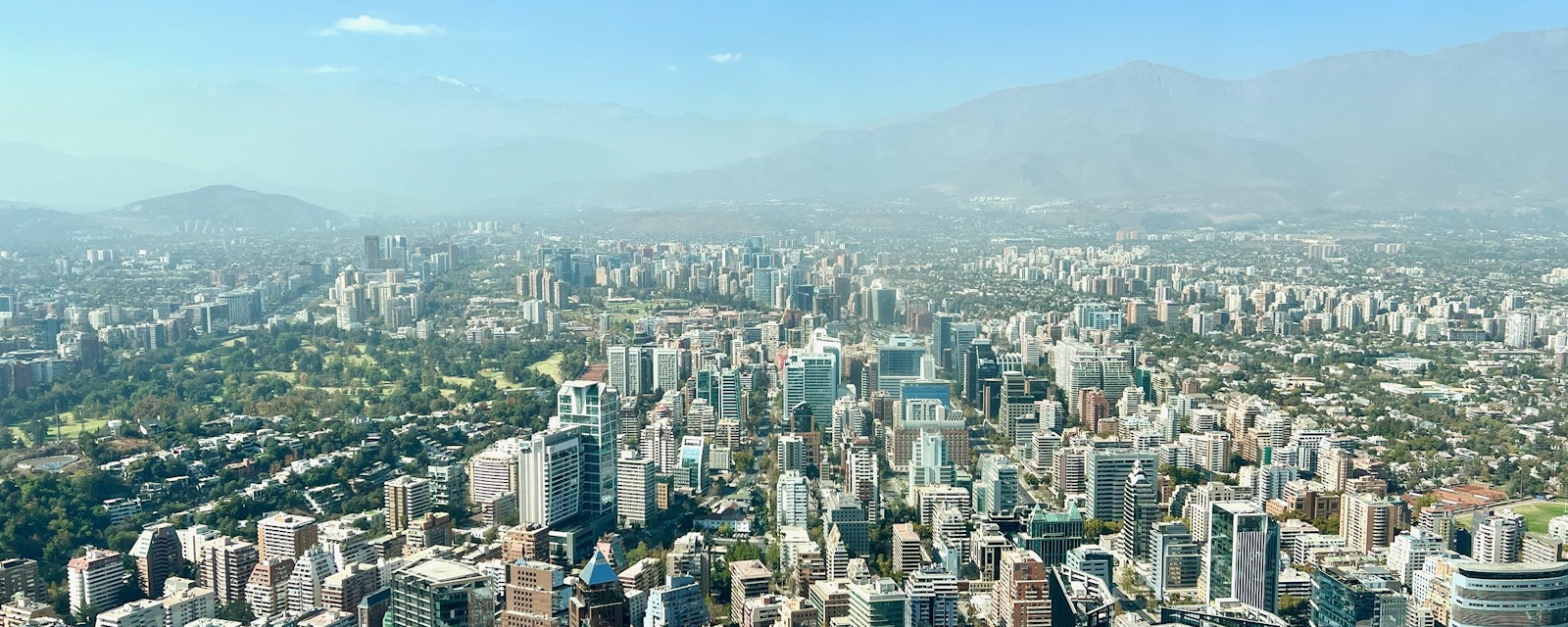 City,Haze,And,Smog,Hang,Over,Santiago,Chile