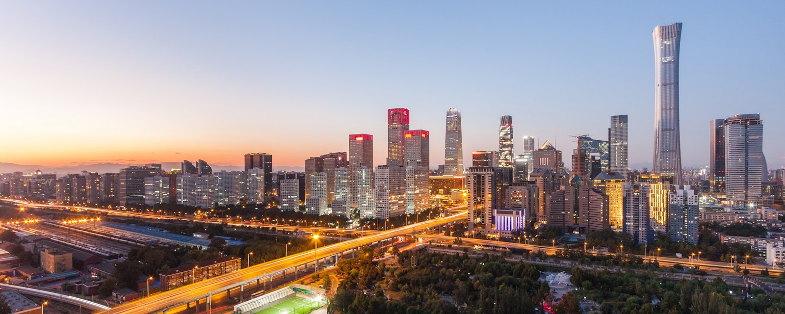Beijing,Cbd,Skyline,Panorama
